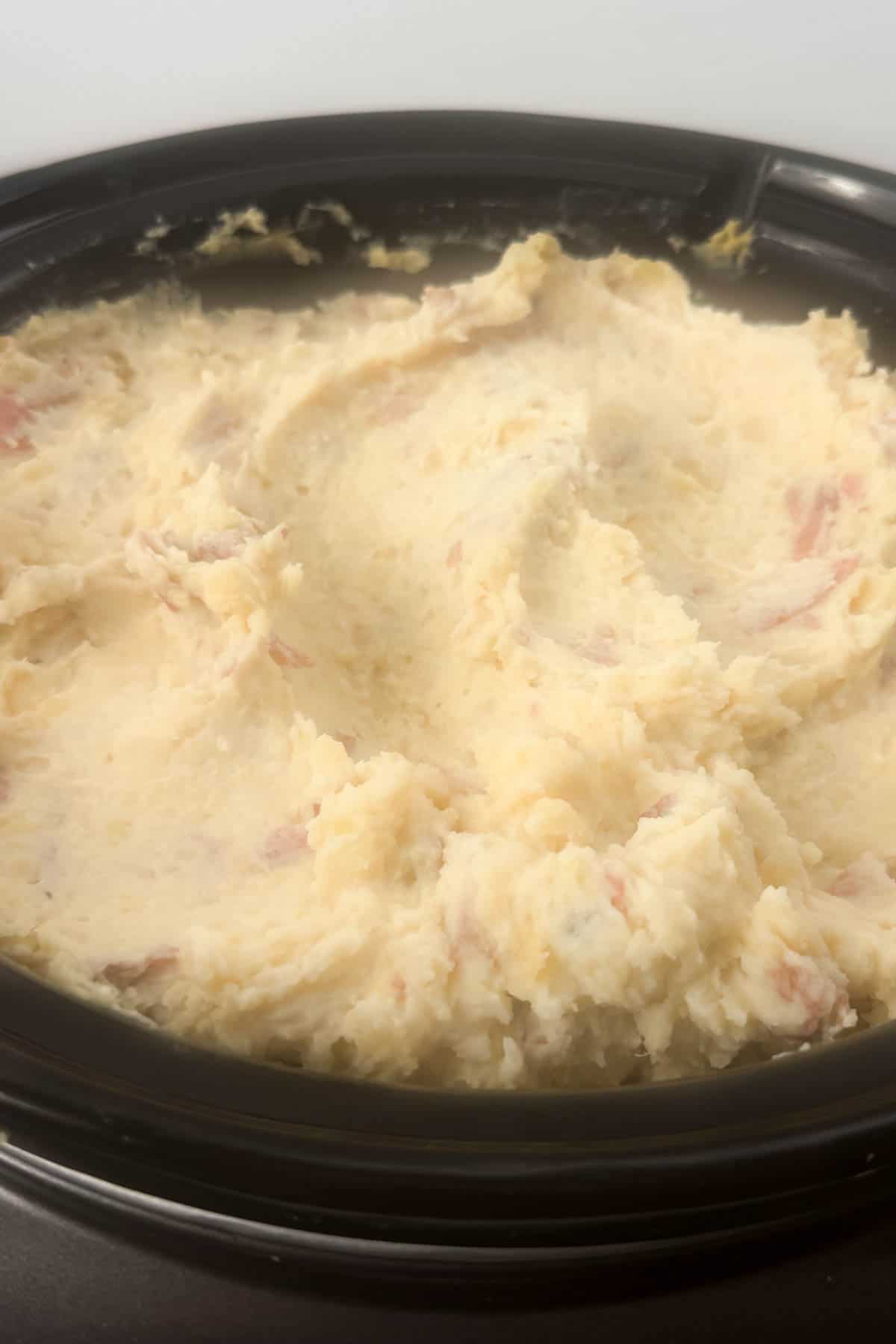 Garlic Mashed Potatoes in slow cooker