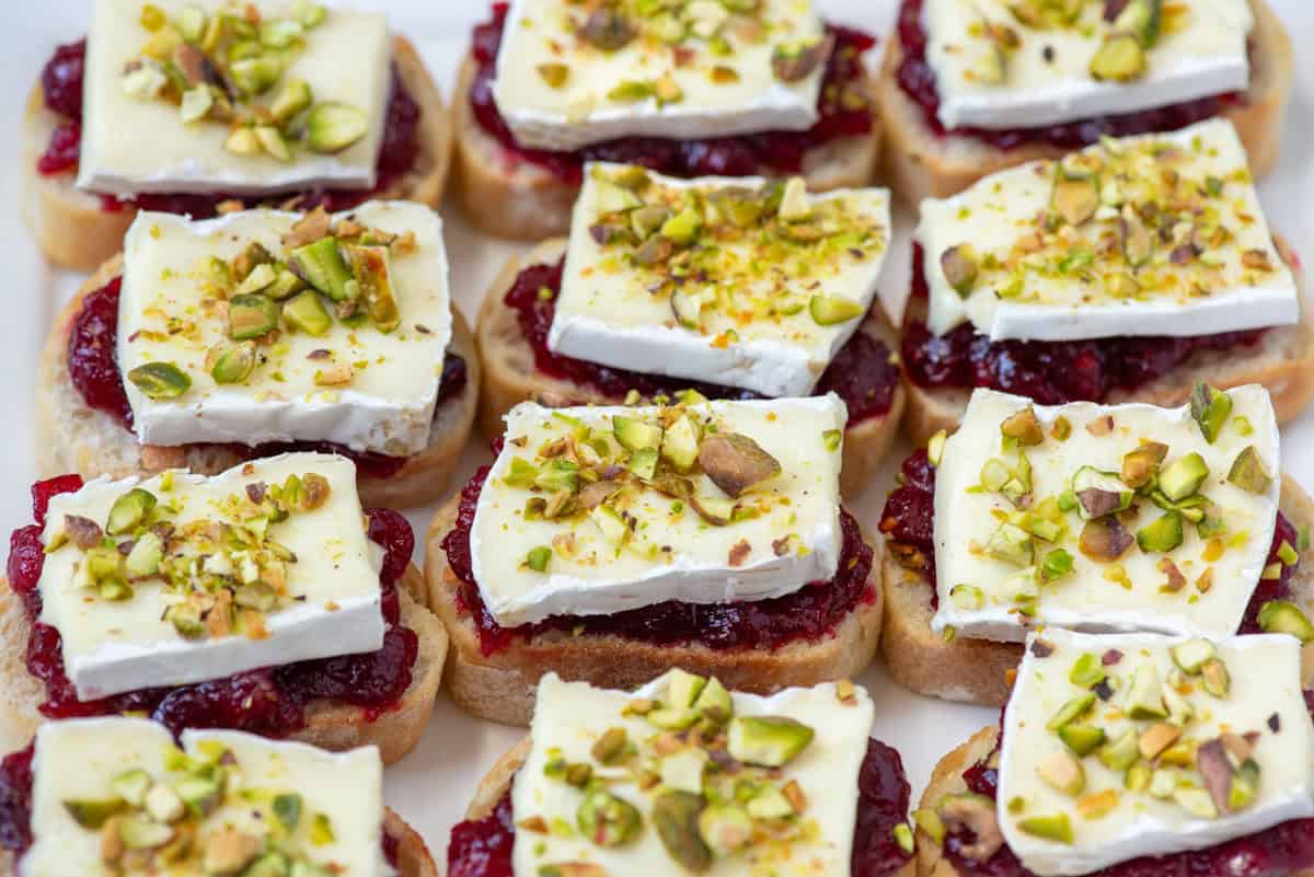 Cranberry Brie Crostini